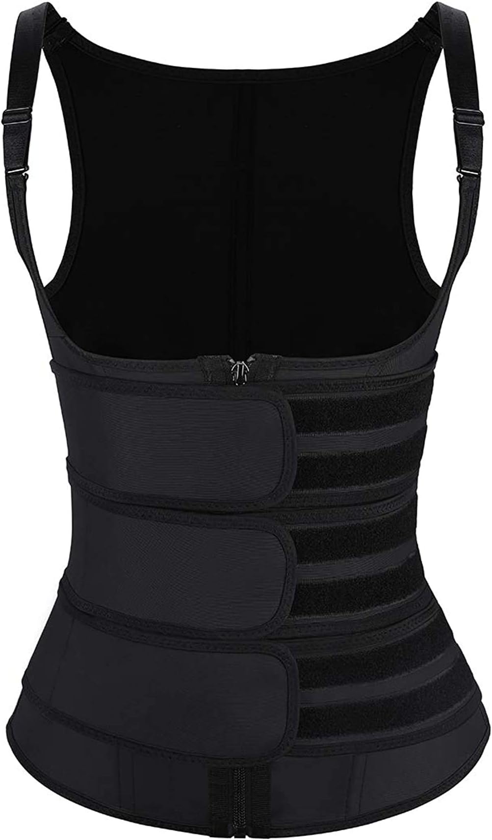 Wonder-Beauty Waist Trainer Corset for Women Weight Loss Long Torso Gym Belt Plus Size with Zipper