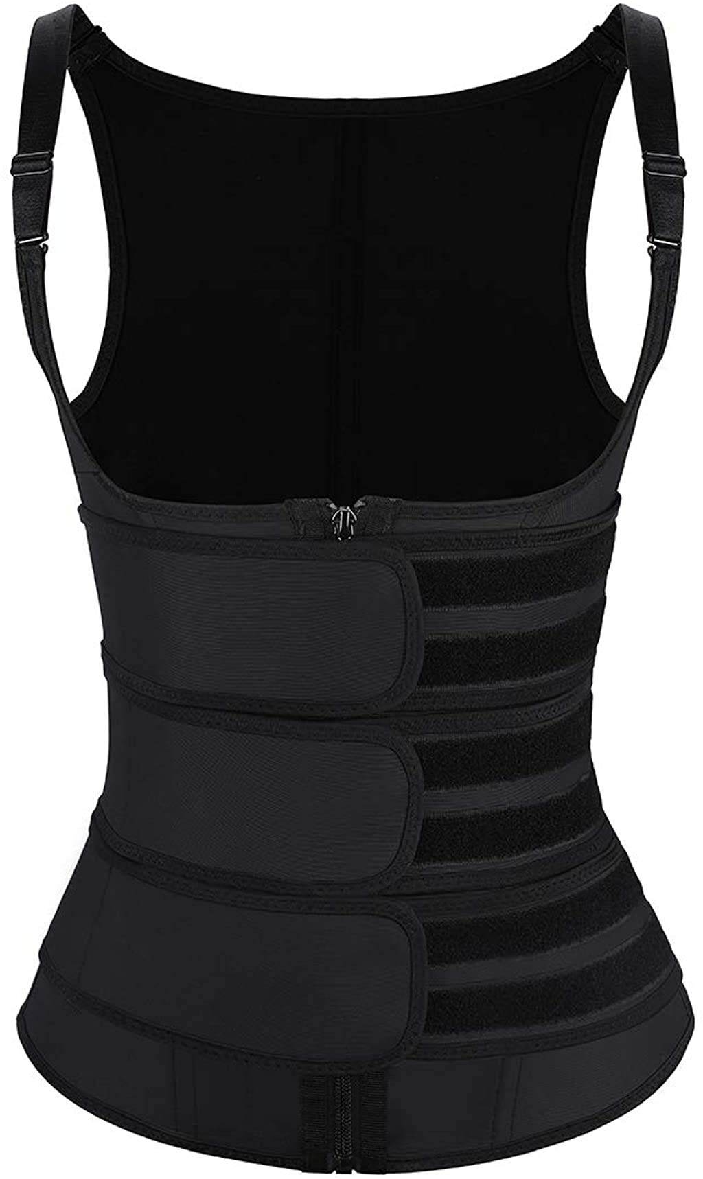 Wonder-Beauty Waist Trainer Corset for Women Weight Loss Long Torso Gym Belt Plus Size with Zipper
