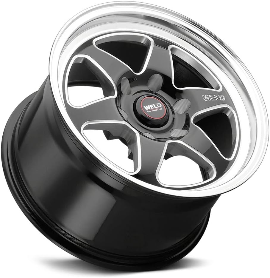 Weld - S106 20x9.5 Ventura 6 6x135 ET28 BS6.375 Gloss BLK MIL DIA 87.1 (S10609589P28)