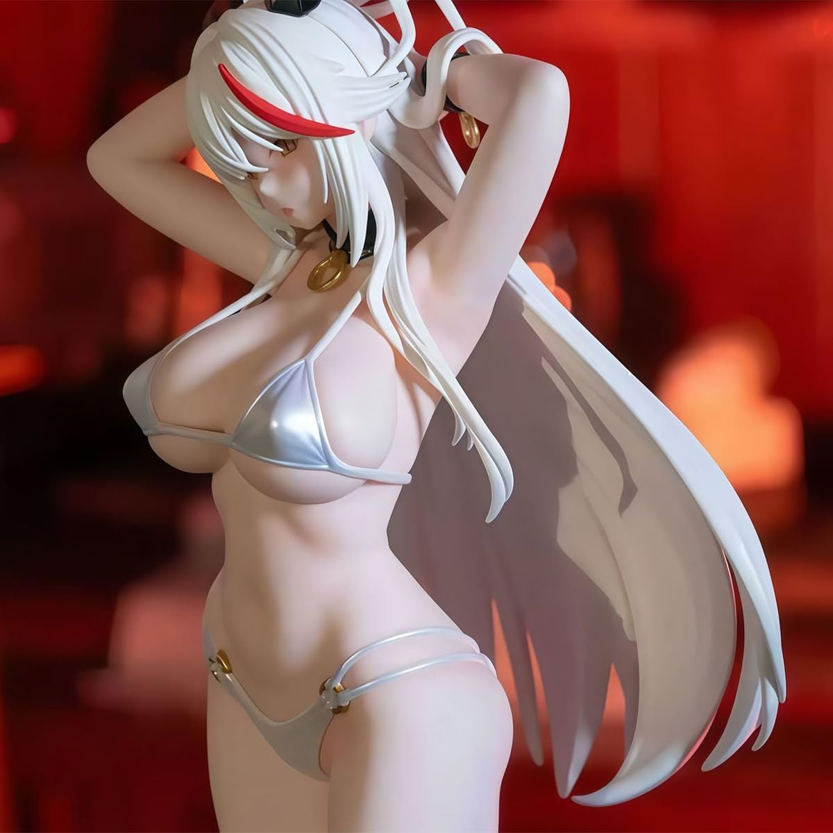 Azur Lane Aegir Bademode Figur PVC 1/6 Anime Spiel Charaktere Modelle Geschenk 31CM