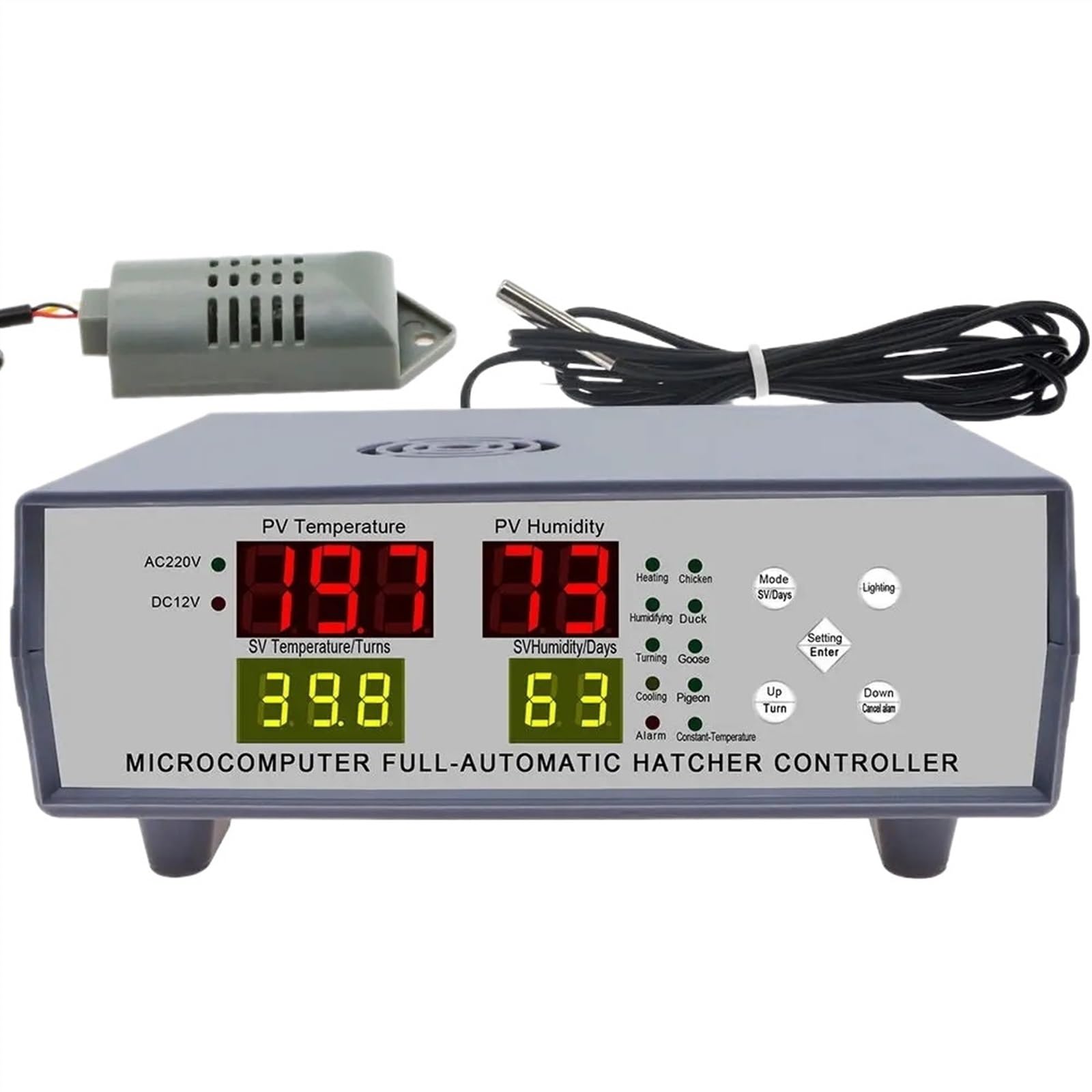 PWANUIGTE XM-18K Farm Machine Egg Incubator Digital Automatic Thermostat Controller Control System Hatchery