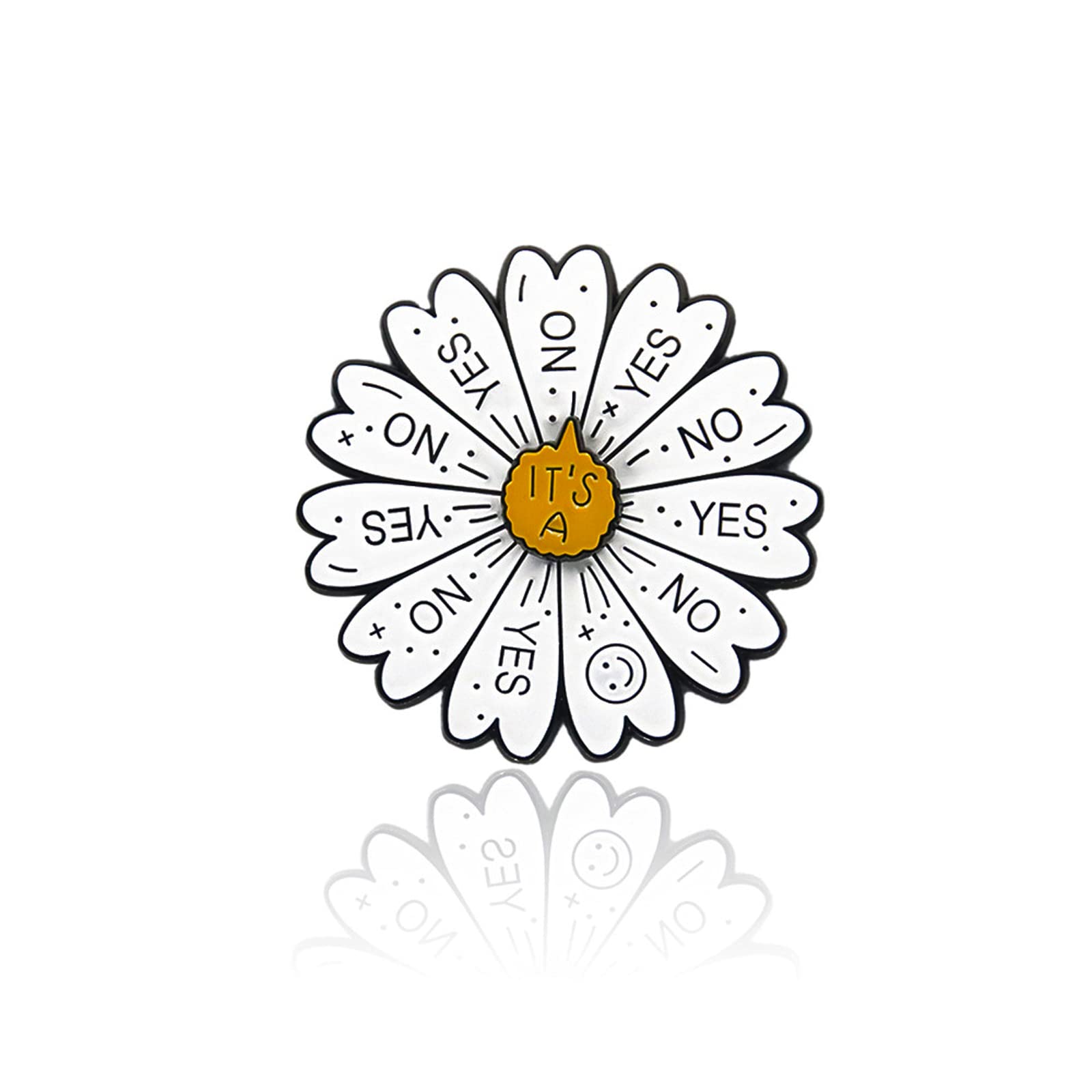 LUKGELYAMWheel Spins Enamel Pin Funny Pin for Relieve Stress/Collection Cool Enamel Pin for Backpack, Gift for Women Men