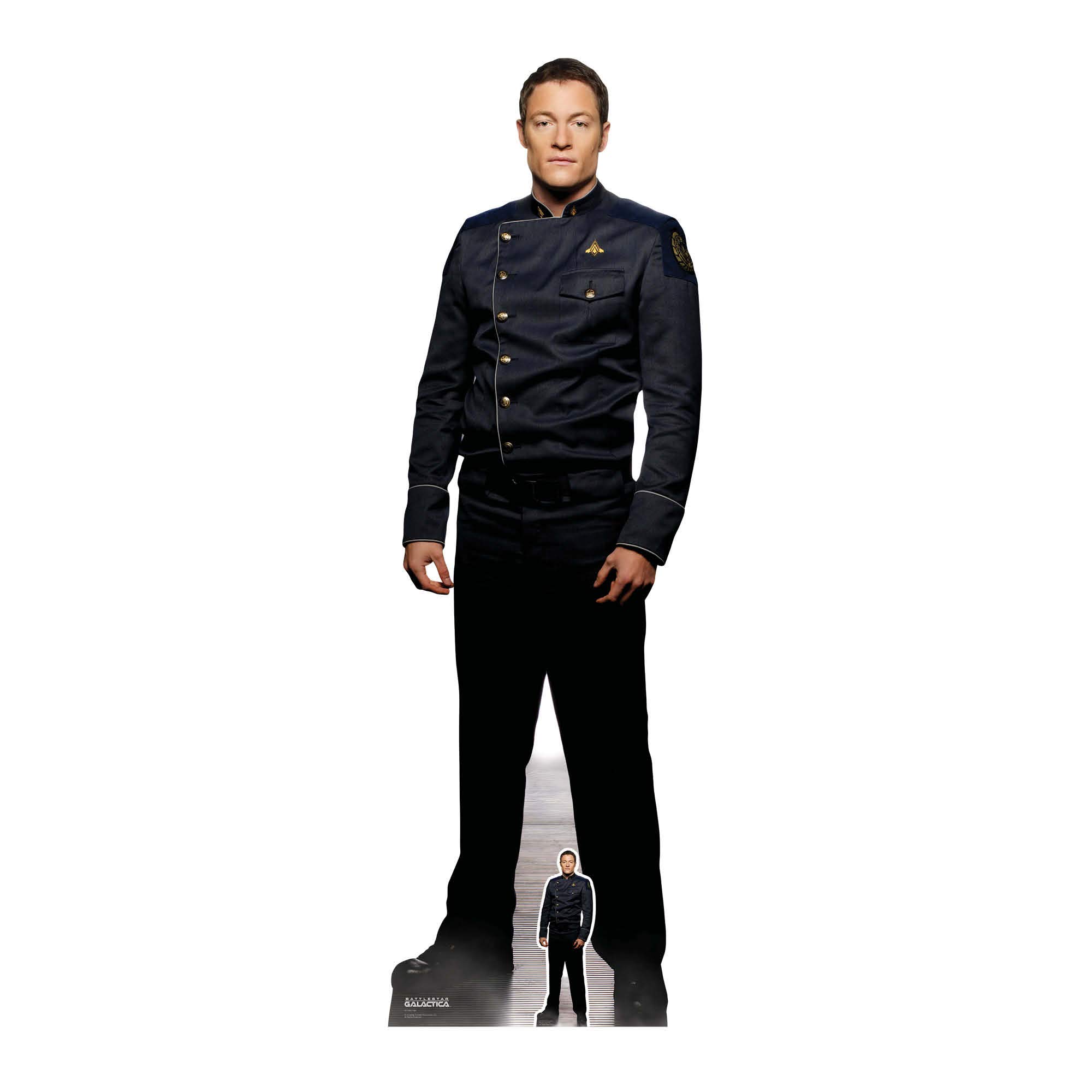 Helo Battlestar Galactica Official Lifesize Cardboard Cutout & FREE Mini