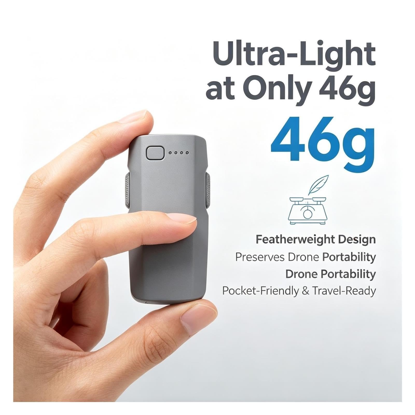 Batería de Vuelo Inteligente de 1606 mAh Compatible con dji Neo 2