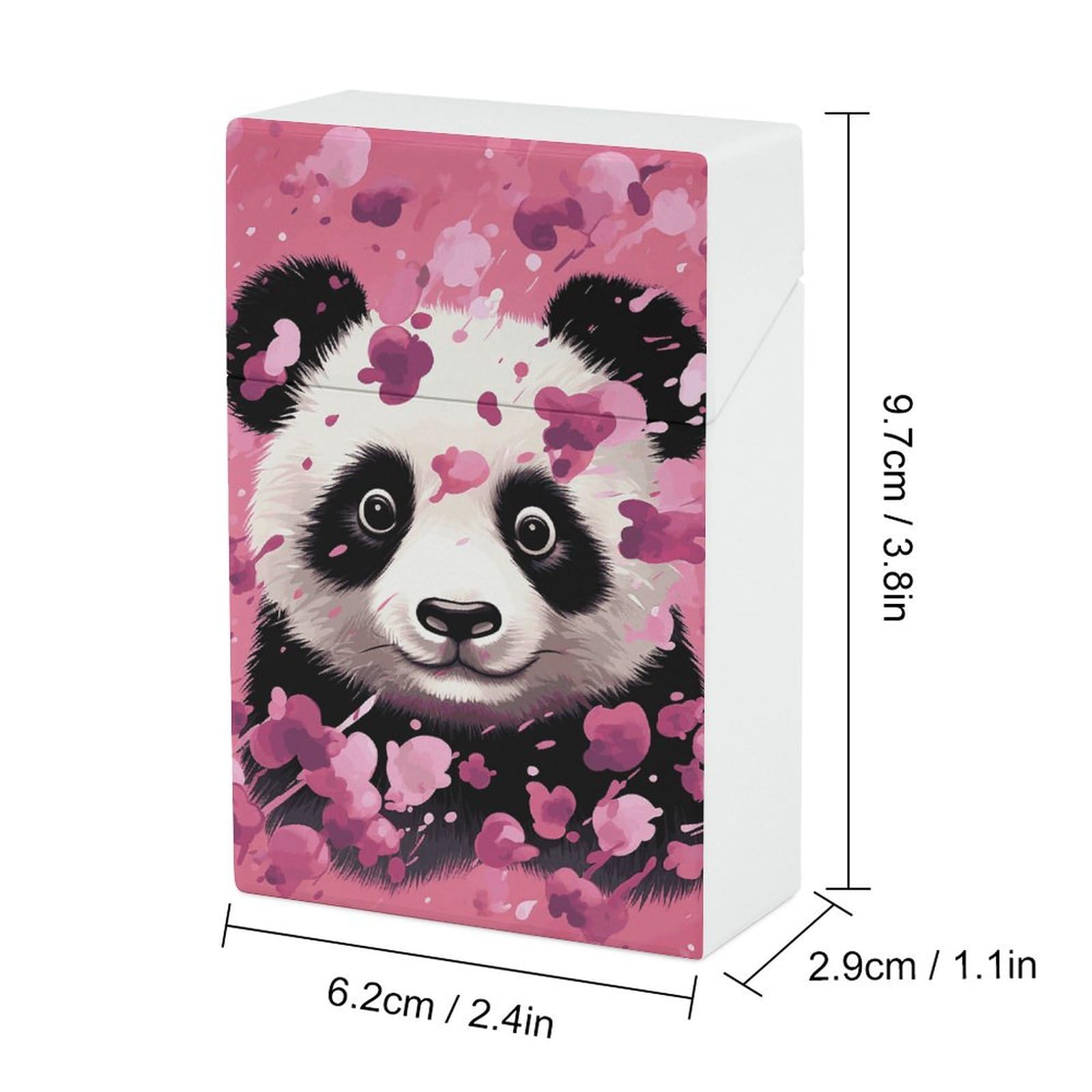 Amazon.com: Pink Panda Cotton Cigarette Case Normal Size Cigarette Holder  Case Skul Style Box 20 Capacity Women and Men Perfect for Roll Your Own Cigs  : Health & Household