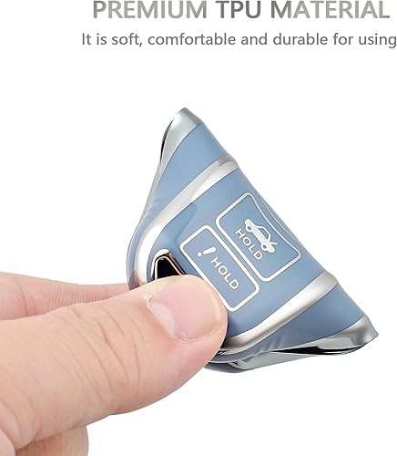 Miniatura 6 de OFFCURVE Funda para llavero Mazda  Protector completo de TPU suave para Mazda 23568CX3CX4CX5CX7CX9AtenzaAxelaMX5Speed3 Miata  Azul Smart Keyless Car