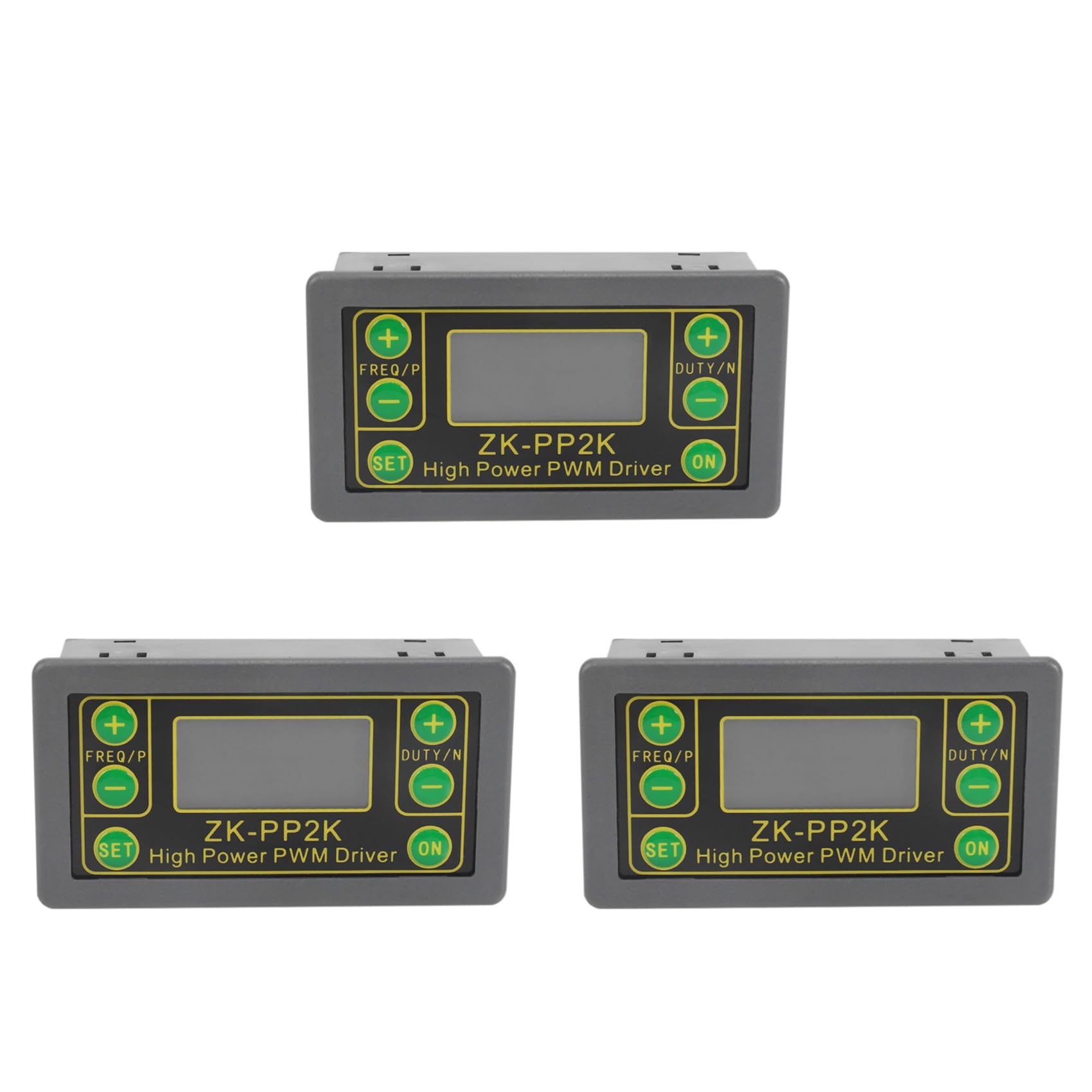 Jnchdghwa As Shown 3X -Pp2k Pwm Dc 3.3-30V 12V 24V Motor Speed Controller Regulator 8A 150W Adjustable Led Dimmer Pulse Frequency