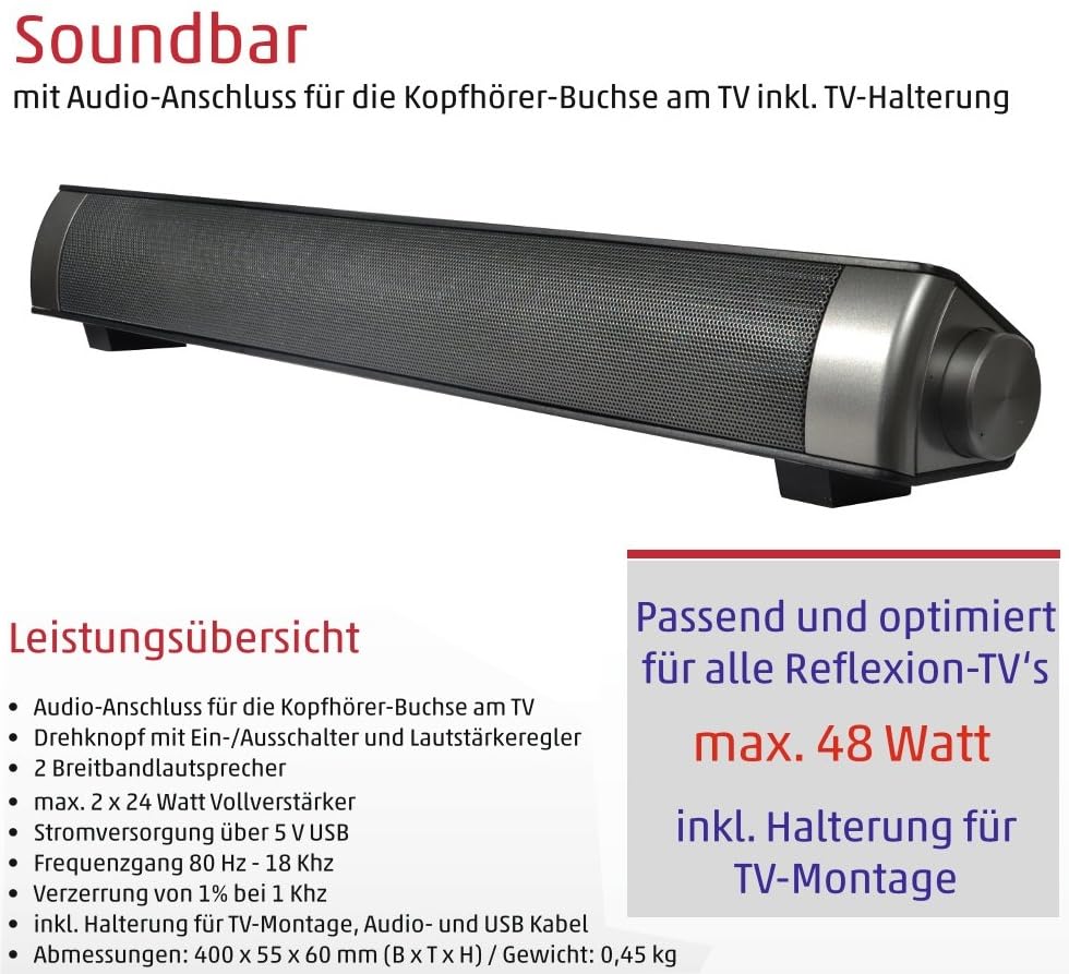 Reflexion LED22iBT Smart-TV mit Soundbar – Bild 9
