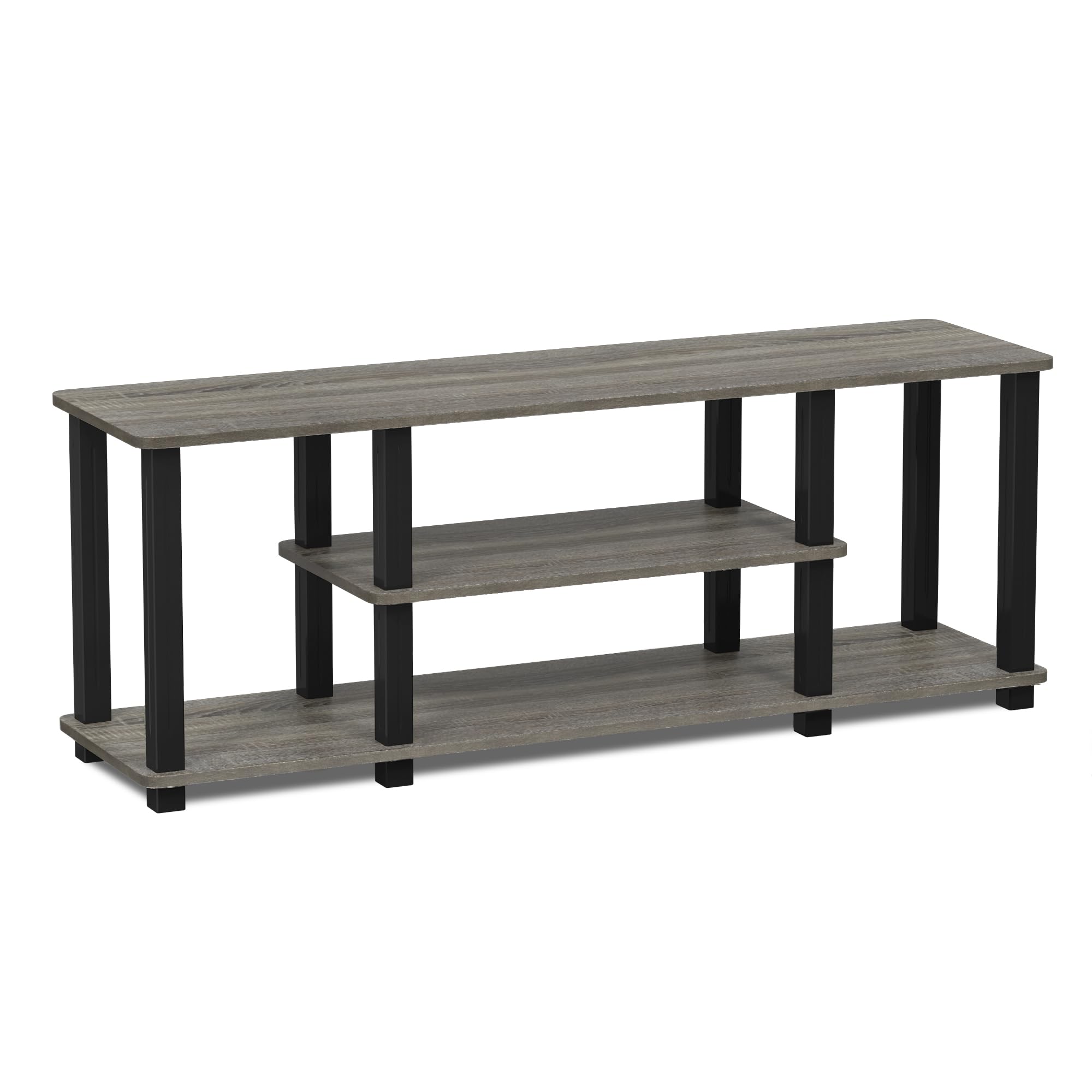 Amazon.com: Furinno Turn-N-Tube No Tools 3D 3-Tier Entertainment