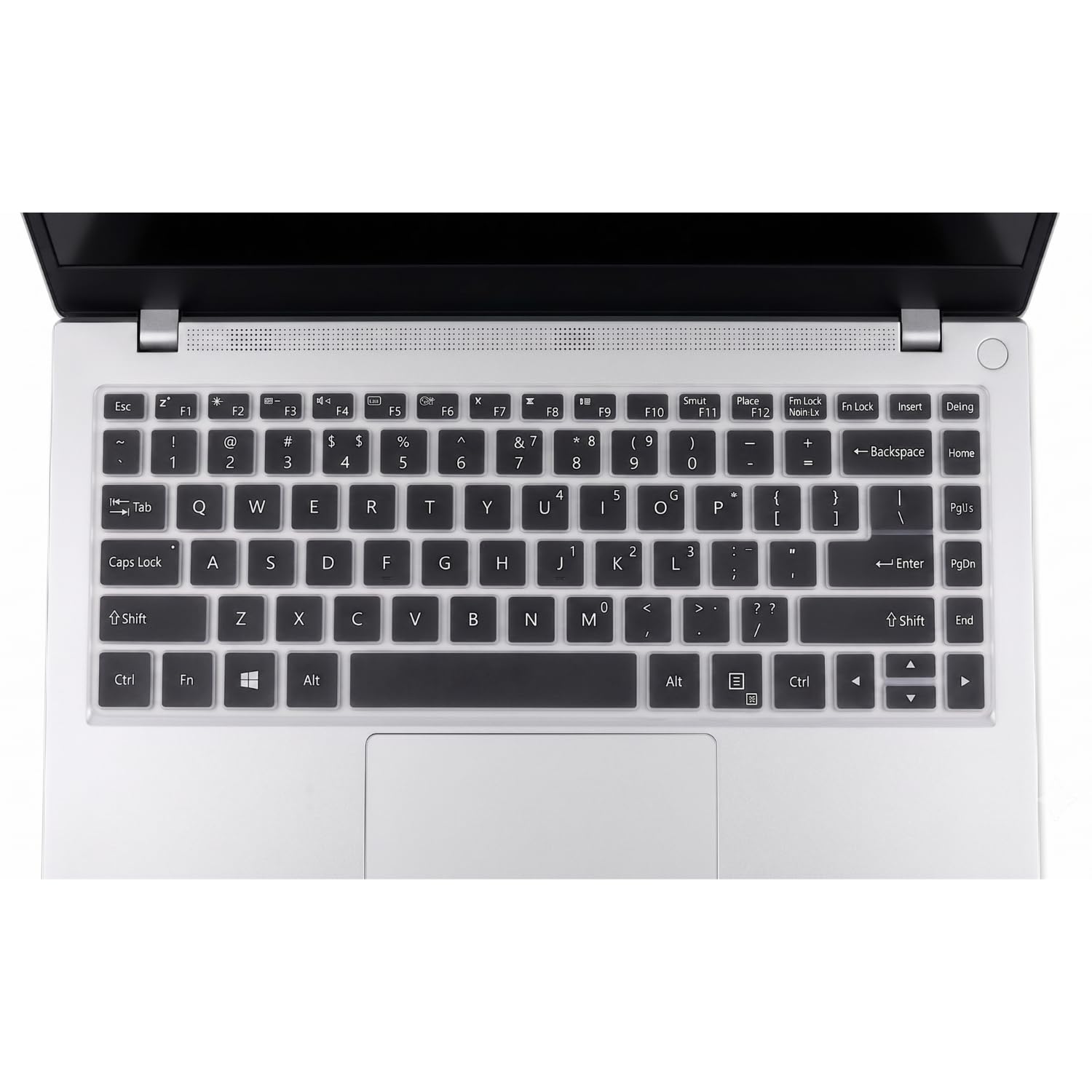 saco keyboard protector cover for acer one z14-55m 14 inch laptop | ultra-thin silicone material, flexible & durable design, dust & spill resistant [tn govt laptop]
