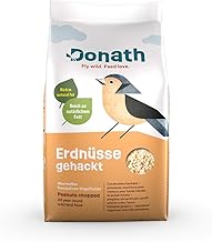 Donath Erdnüsse gehackt - reich an natürlichem Fett - wertvolles Ganzjahres Wildvogelfutter - aus unserer Manufaktur in Süddeutschland - 9 Kg