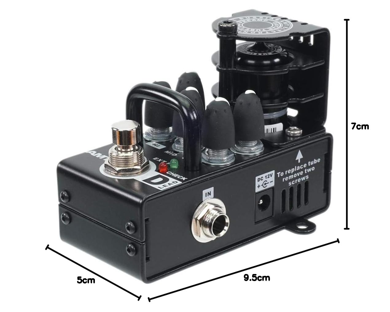 AMT Bricks D-Lead - Preamplificador de guitarra tubular de 1 canal (Diezel Emulate)