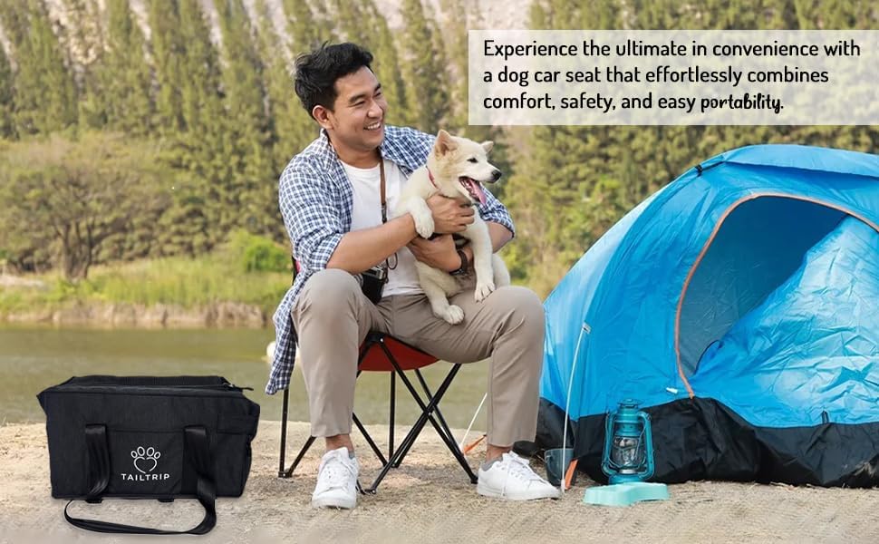 Dog Car Seat for Small Dogs Pet Booster Seat for Car Front and Back