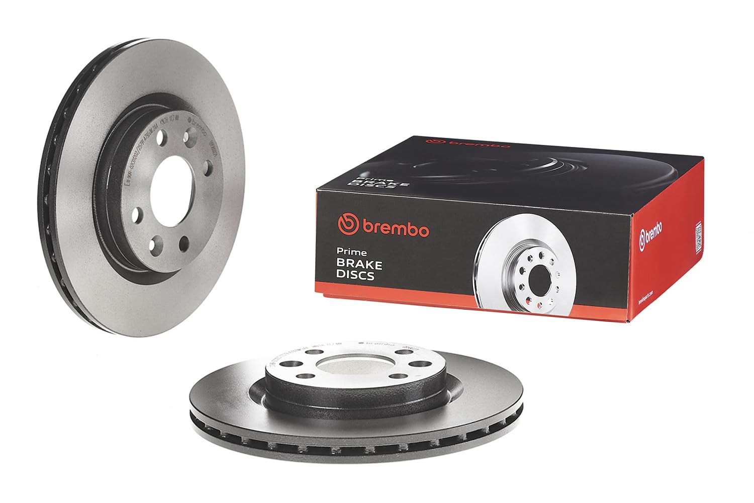 Discos de frenos frontales cromados Brembo 09.5802.21, paquete con 2 unidades