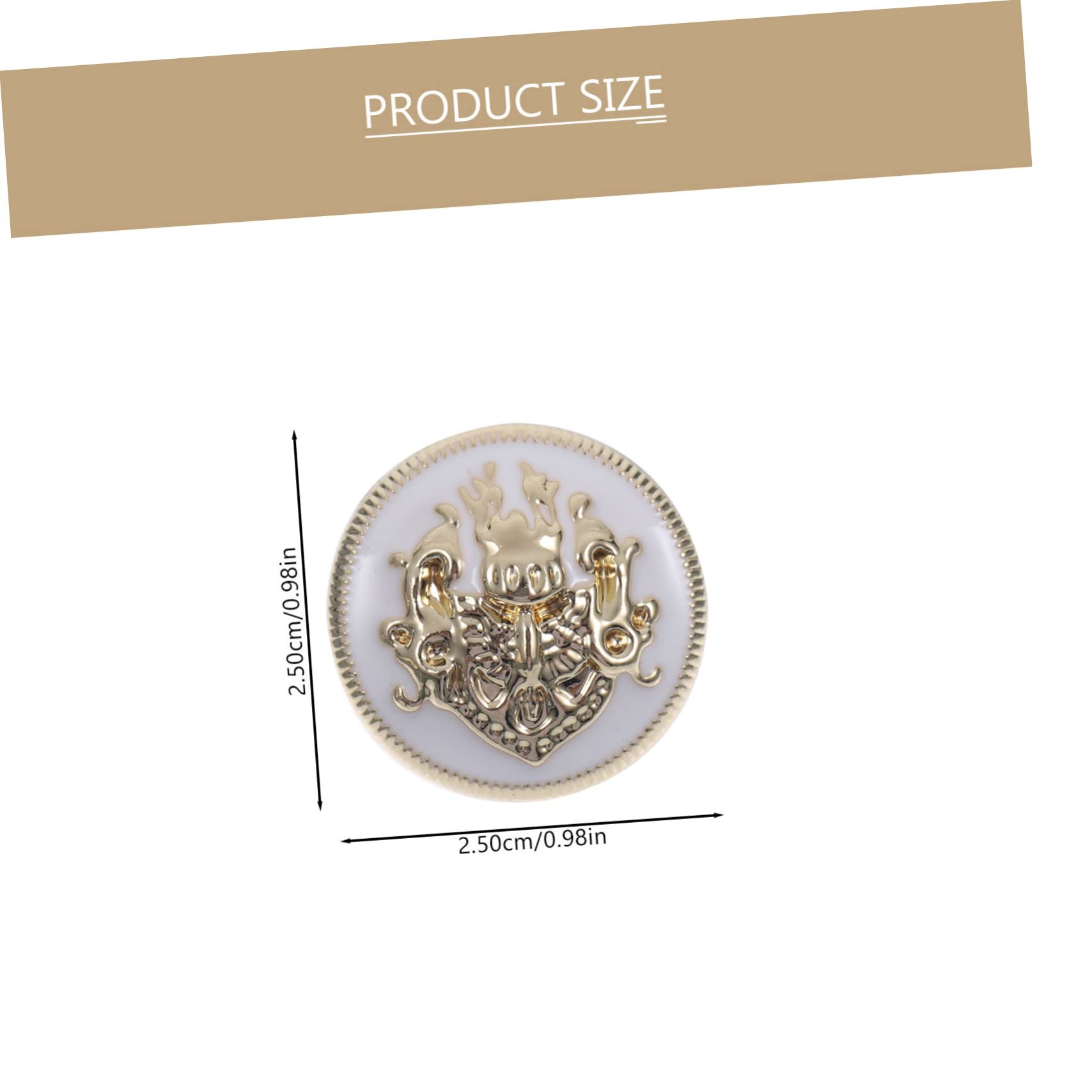 MAGICLULU 50pezzi Bottoni Decorativi Metallo Per Abbigliamento Eleganti Chiusure Retro Per Giacche e Pantaloni Platino Per Cucito Fai Te e Rinnovamento Di Vestiti