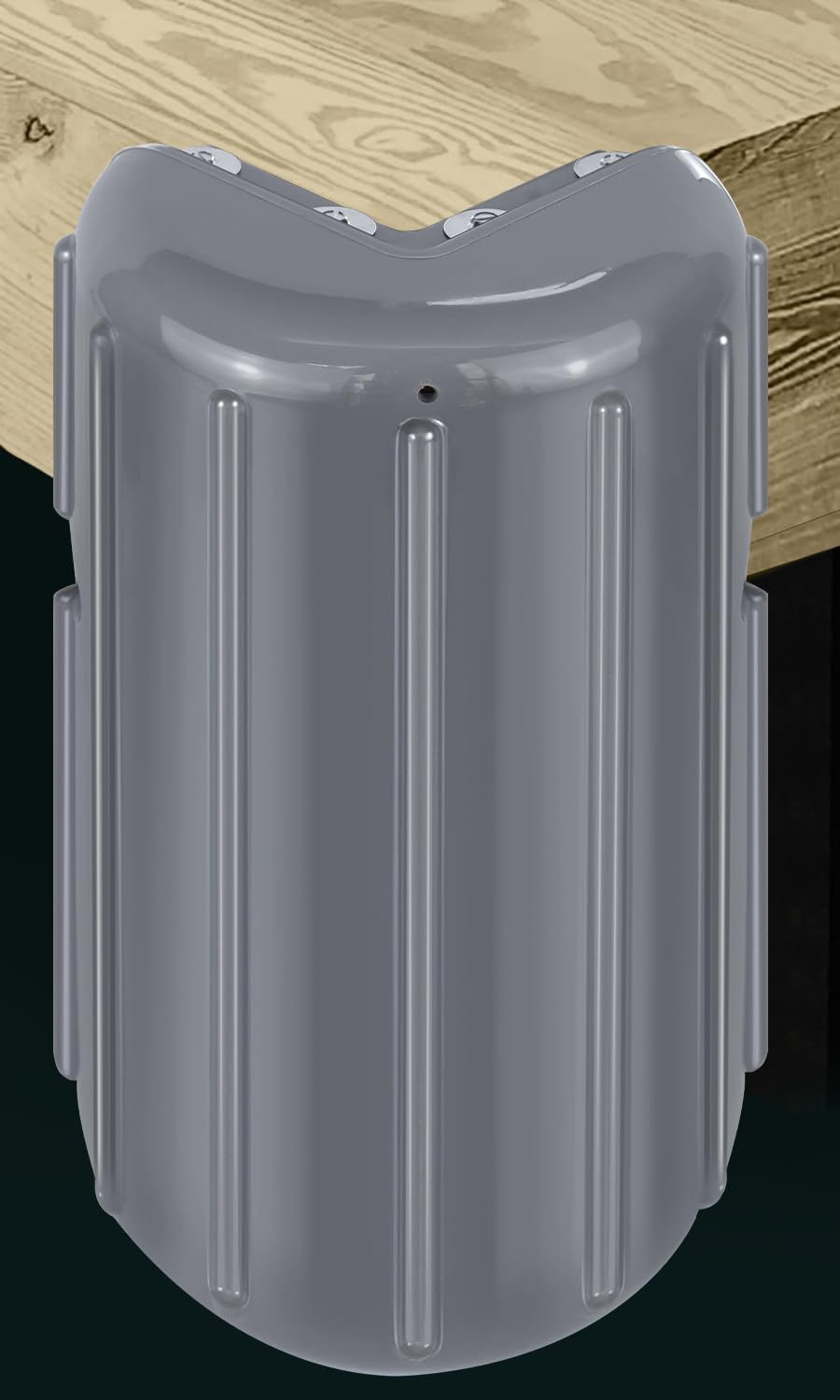 Corner Dock Bumper Fender, Inflatable Dock Protection,Marine Corner Dock Fender Bumper,Boat Dock Corner Bumpers for Docking, Soft UV-Resistant Vinyl Dock Bumpers,Mounting Hardware Included,8'x15'