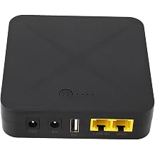 Compact Ups Uninterrupted Power Supply USB Connection 5V 9V 12V 48V 8000mAh 18WH for Optical Modem EU Plug 220V