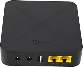 Kompakte Ups, Ununterbrochenes Netzteil USB -Anschluss 5V 9V 12V 48 V 8000mah 18WH für Optisches Modem (EU -Stecker 220 V)
