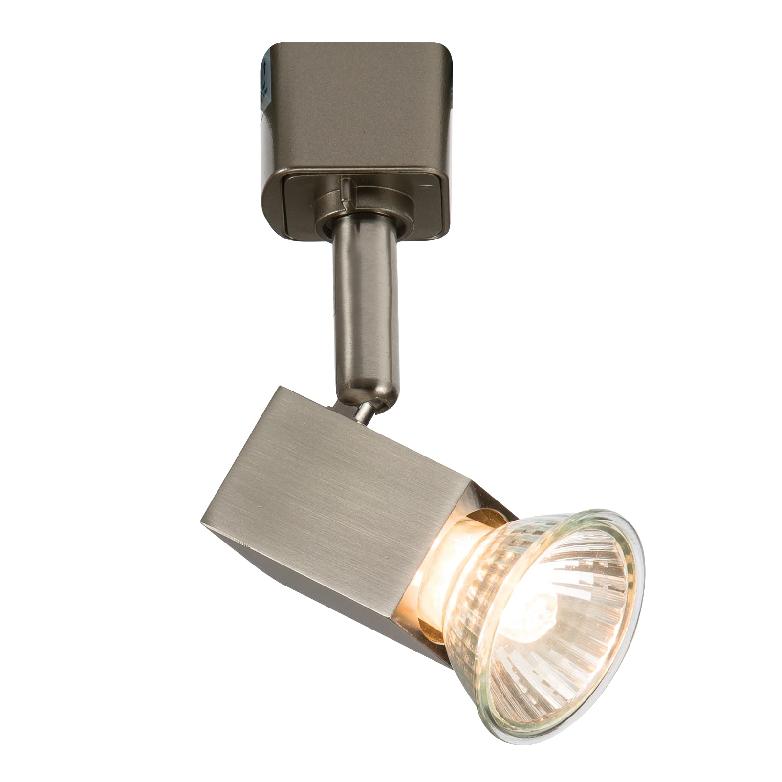GU10 Track Square Spotlight in Brushed Chrome