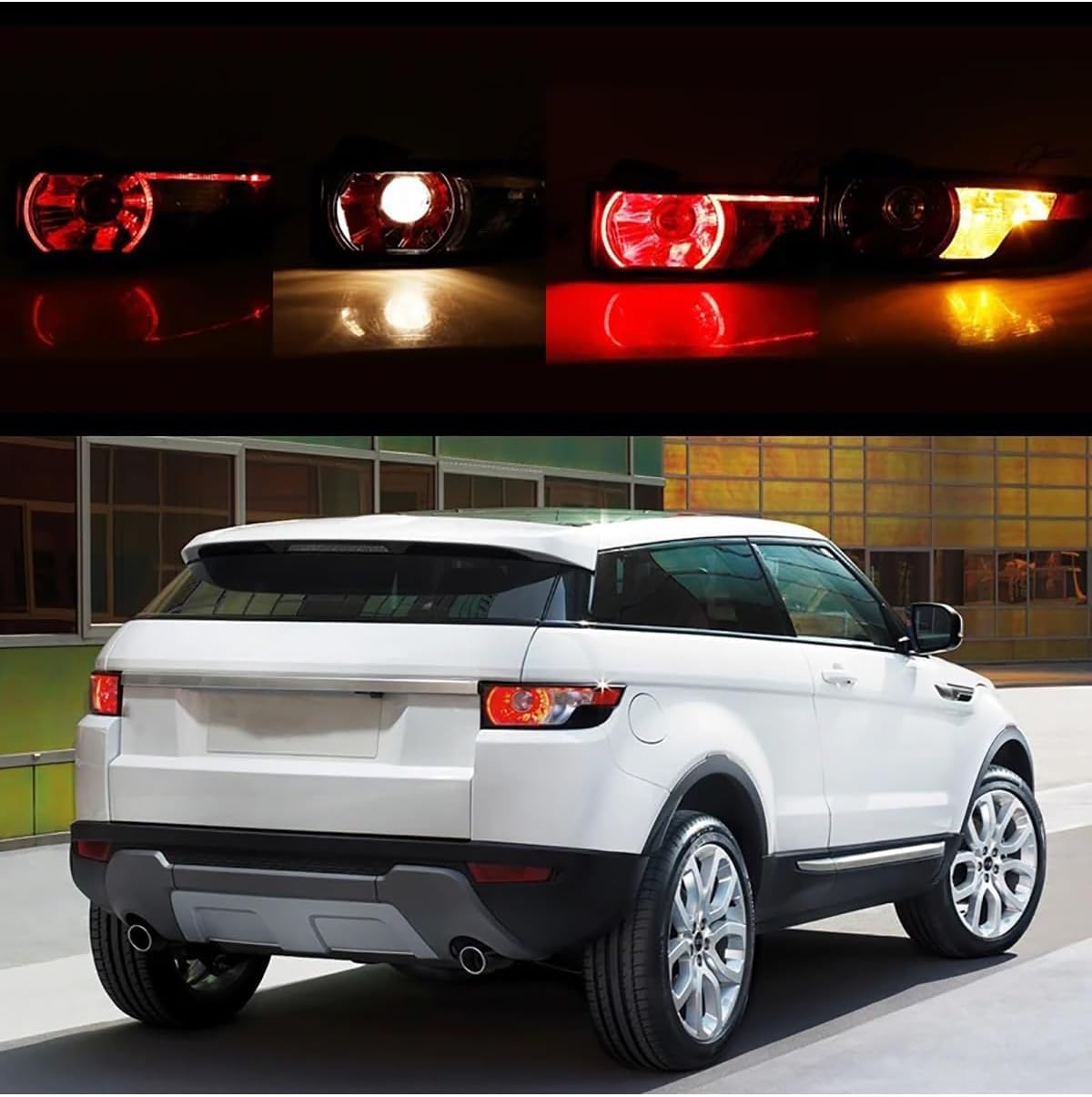 Auto Blocchi Fari Posteriori per Land Range Rover Evoque (2011-2015), Fanale Posteriore Indicatore di direzione Lampada Freno Fendinebbia Posteriore,A/Only 1 Right