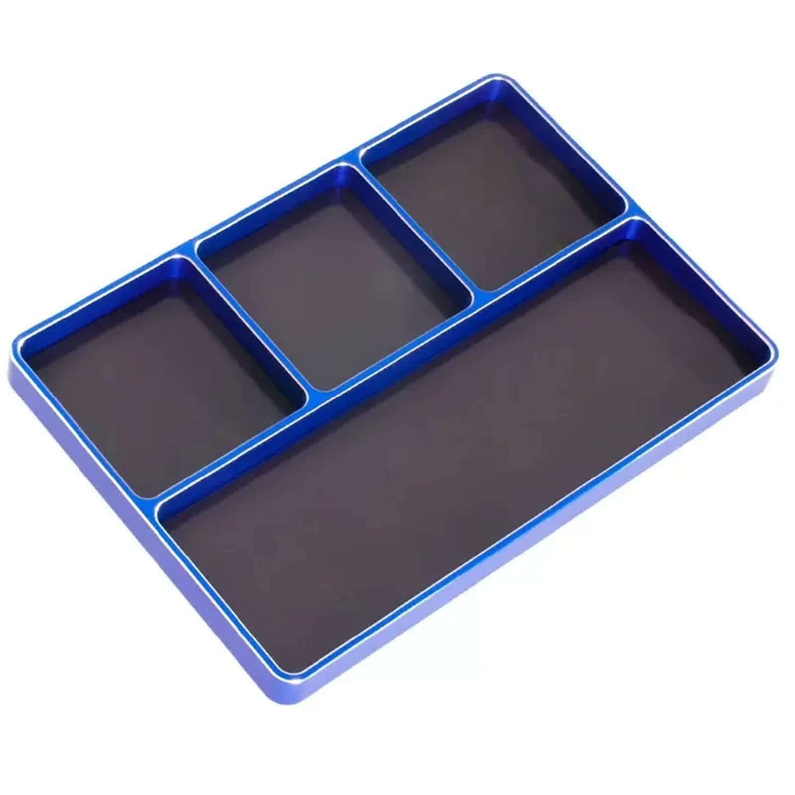 RC Autos Ersatzteile Für RC Auto Fernbedienung Flugzeug Schiff Metall Frosted Schraube Werkzeug Lagerung Box Fach Organizer Dekorative Ersatzteile Spielzeug(Blue)