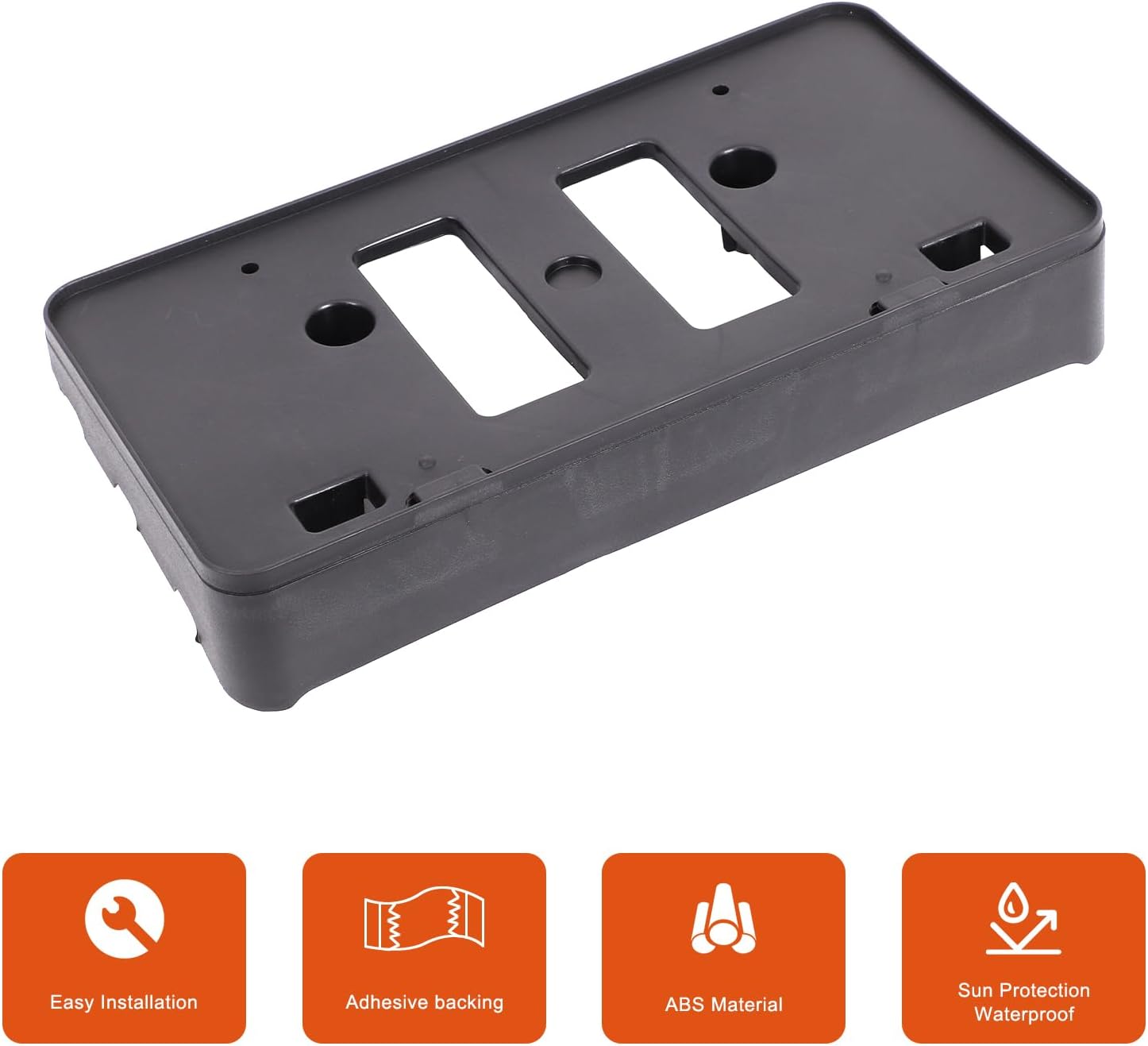 Front Bumper License Plate Frame Bracket Compatible with Toyota Camry SE/XSE 2018-2024 Front Bumper License Plate Holder Replacement for OE：7510106090/75101-06090 (for 2018-2024 Model)