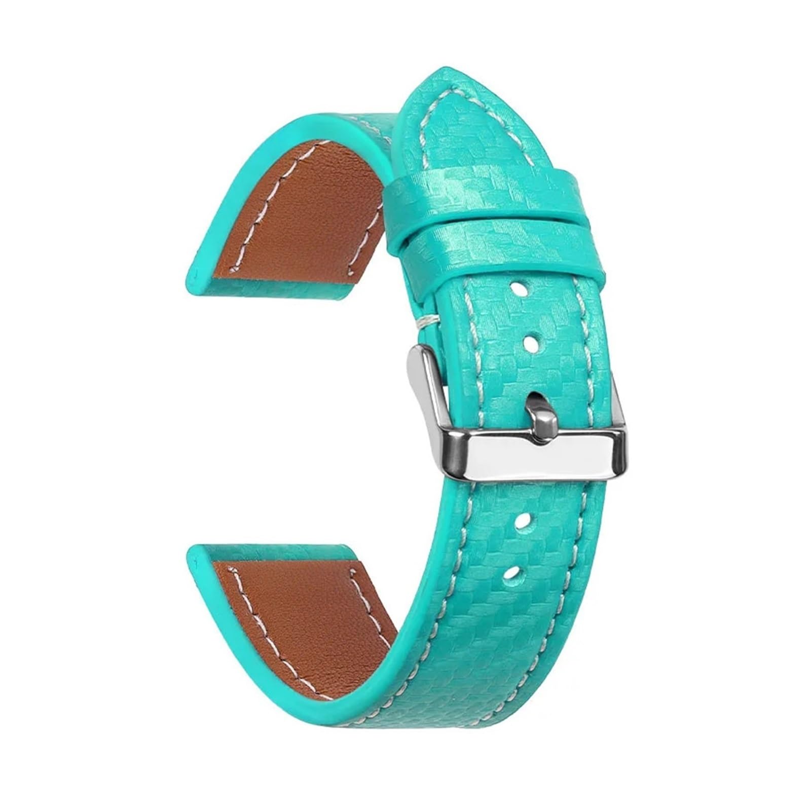 YGUK0J Correa De Cuero Texturizado Fibra Carbono, Piel Vaca Suave, Accesorios For Reloj Hombre, Pulsera 18 Mm, 20, 22 Y 24