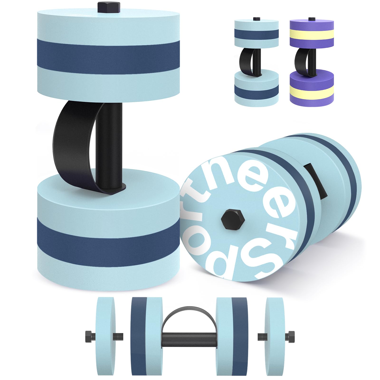 Sportneer Adjustable Resistance Water Weights