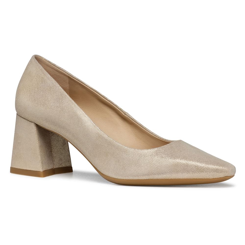 Geox Women's D GISELDA A Pump, Lt Gold, 7.5 UK