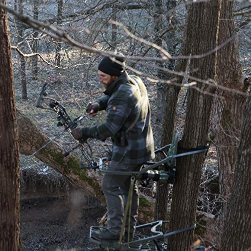 Xtreme Outdoor Products XOP Ambush - Aluminum Climbing Tree Stands for Hunting, XOP Green
