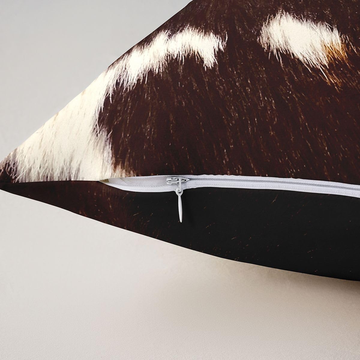 Pack of 4 Boys Throw Pillow Covers 16x16 Cute Cow Pillow Covers Western Animal Skin Teens Farmhouse Cushion Covers Brown Reversible Decorative Accent Pillow Cases For Home Office Sofa Couch Bed