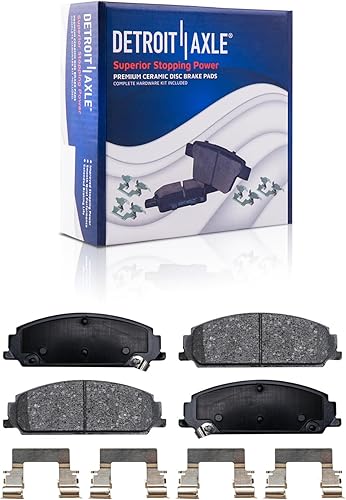 Miniatura 14 de Detroit Axle - Pastillas de Freno Delantero para Chevrolet Captiva Sport Equinox Pontiac Torrent Saturn Vue Suzuki XL-7, Pastillas de Freno Cerámica