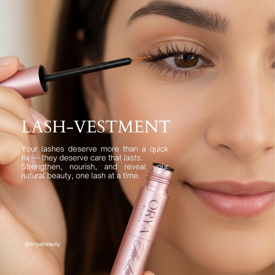 Eyelash Growth Serum - Boosts Length, Thickness, & Strength with 100% Natural, Vegan Ingredients