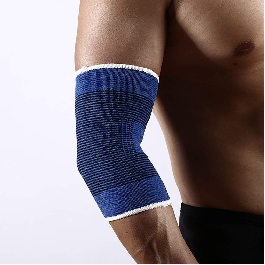 HBJWOV 1Pair Tennis Elbow Brace Elastic Muscle Support Compression Sleeve Sport Arthritis Pain Relief