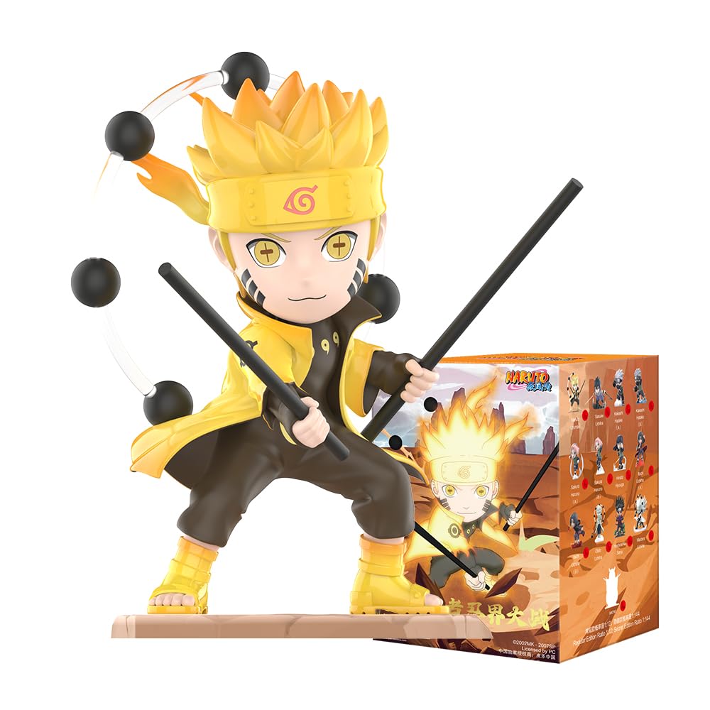 POP MART NARUTO Ninkai Taisen Series Figures 1Box 2.5 inches Articulated Character Premium Design Gifts for Women Fan-Favorite Chic Art Toy Action Figure