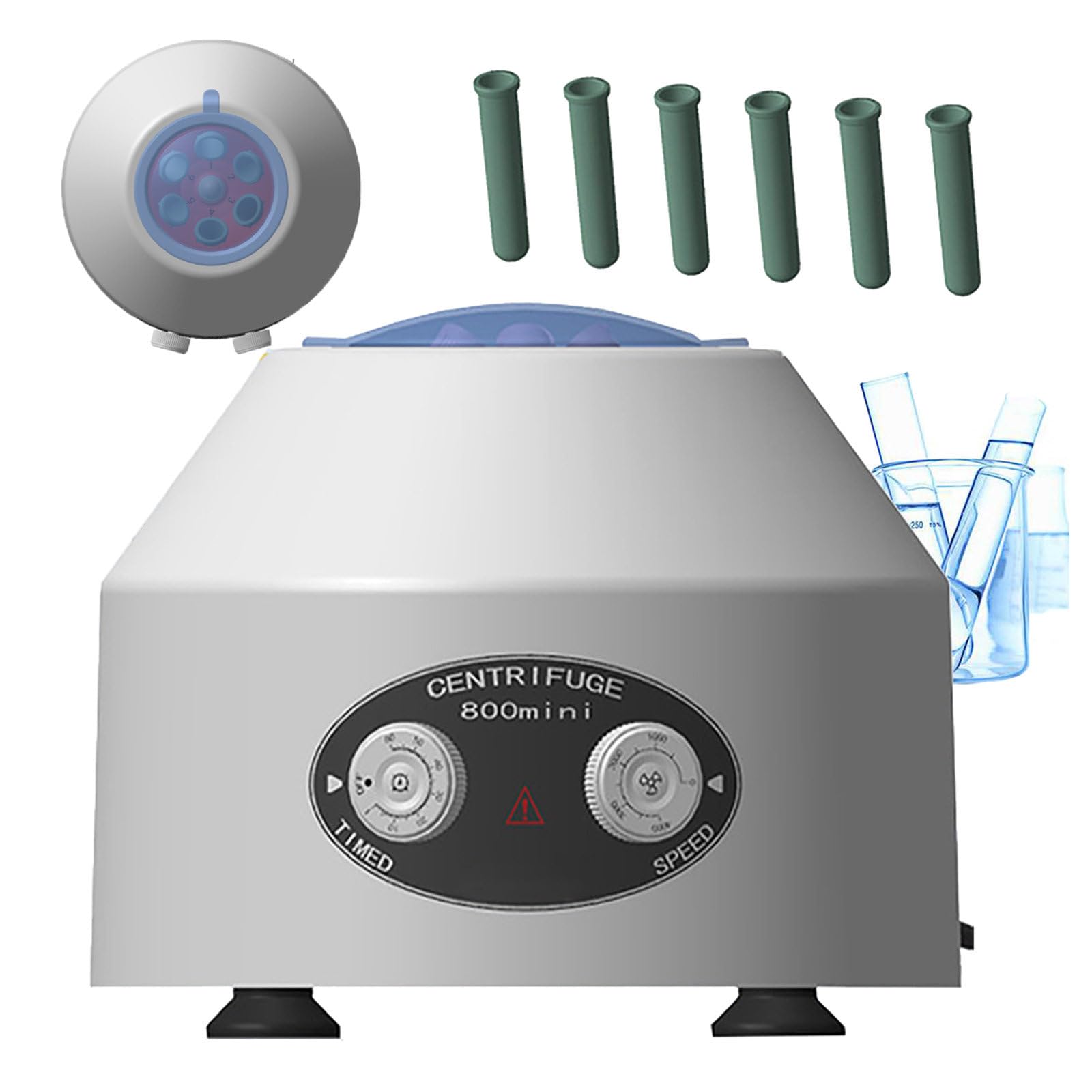 Centrifugadoras de Laboratorio, MáQuina CentríFuga Pcr De Baja Velocidad De 4000 Rpm, CentríFuga De Plasma Suero Aislado De Laboratorio Para Tubo De CentríFuga De 5/10/15 Ml, 0-60 Minutos, 1685xg