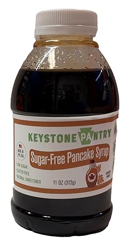Keystone Pantry Pancake Syrup Maple flavored sugar-free 11 oz