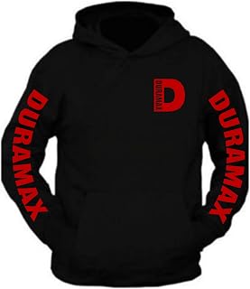 Duramax Color Pocket Design Color Black Hoodie Hooded Sweatshirt S-5XL