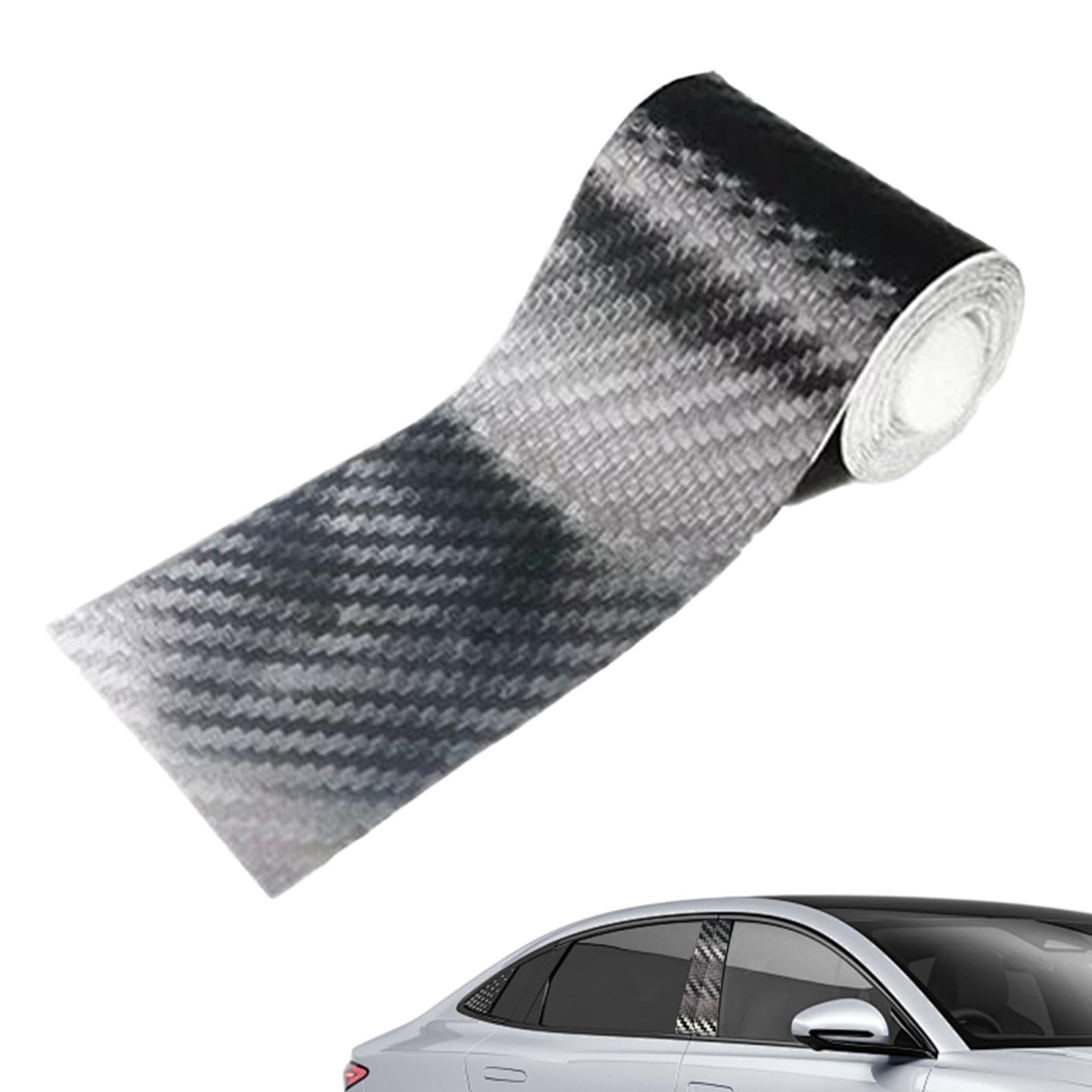 Kit Adesivi Personalizzati Per Striscia Cruscotto Auto – Effetto Carbonio, Tagliati Su Misura – PVC Per Esterni, Resistente UV – Colore A Scelta