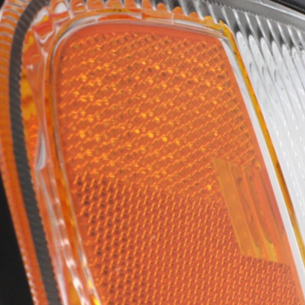 For 1998 1999 Nissan Altima Pair Driver and Passenger Side Turn Signal/Side Marker Light With Bulbs DOT Certified Included NI2520123 NI2521123 - Replaces 26125-9E025 26120-9E025 ;