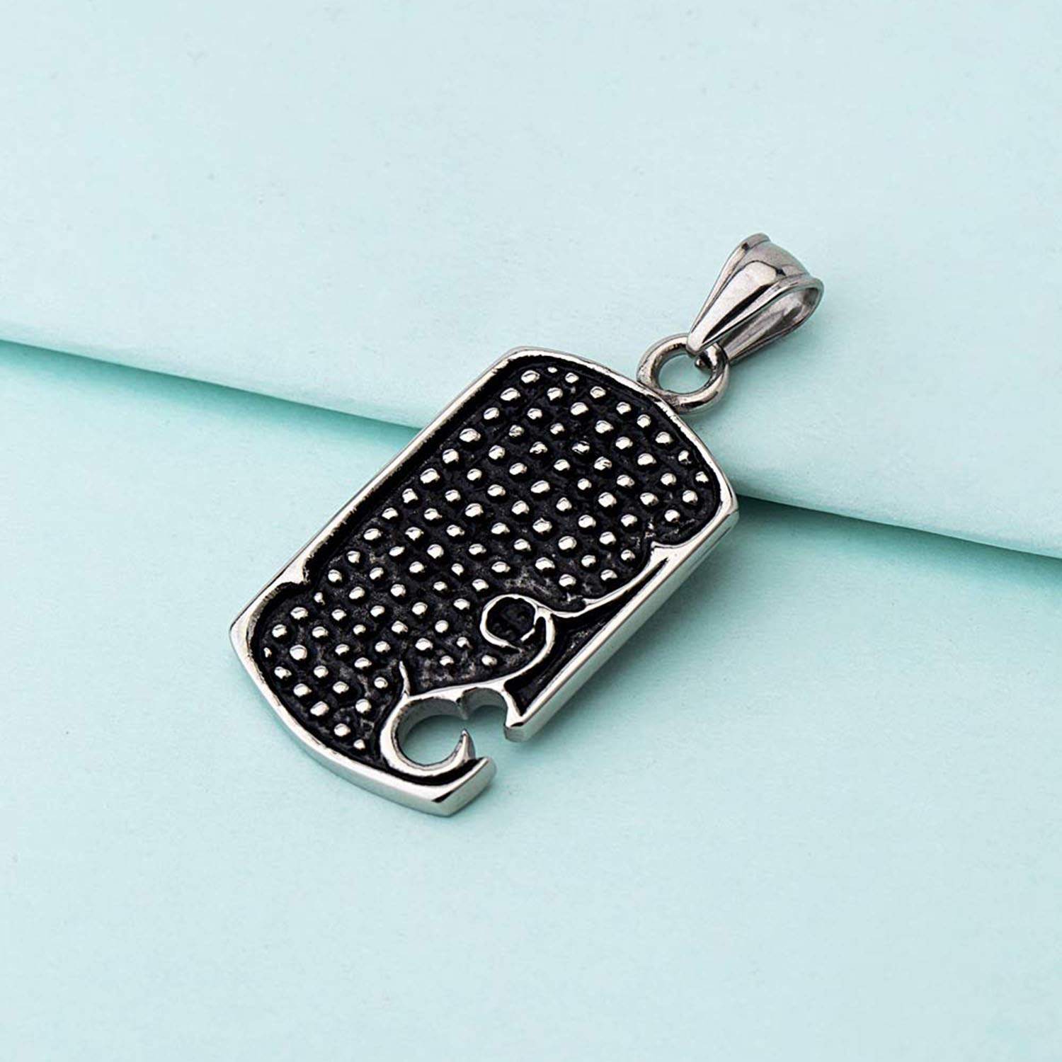Stylish Pendant in Silver Finish