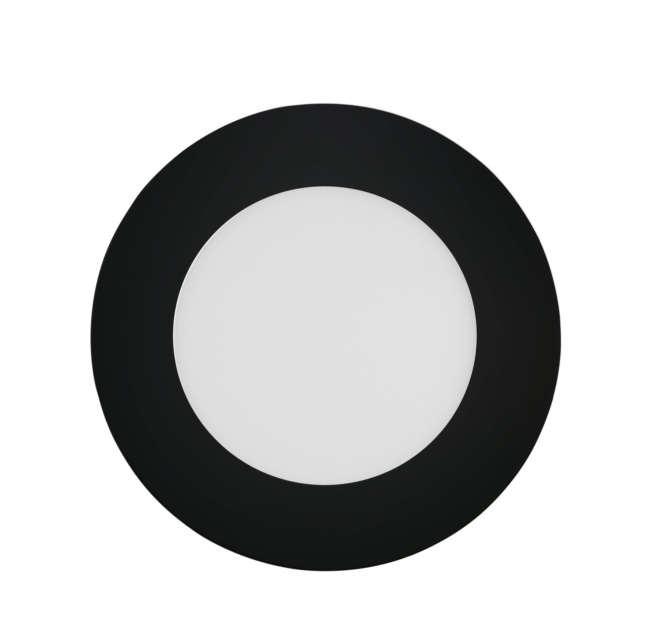Eglo Connect.z Smart Home LED Bathroom Spotlight Fueva-Z, Flat spot Light for Ceiling, Ø 4.7 inches, ZigBee, app and Voice Control, Warm – Cool White, dimmable, Black, IP44