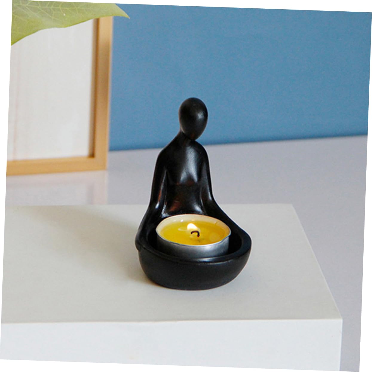 Ciieeo Portacandele Moderno in Resina Con Figura Astratta 3 Pezzi Per Decorazioni Da Tavola