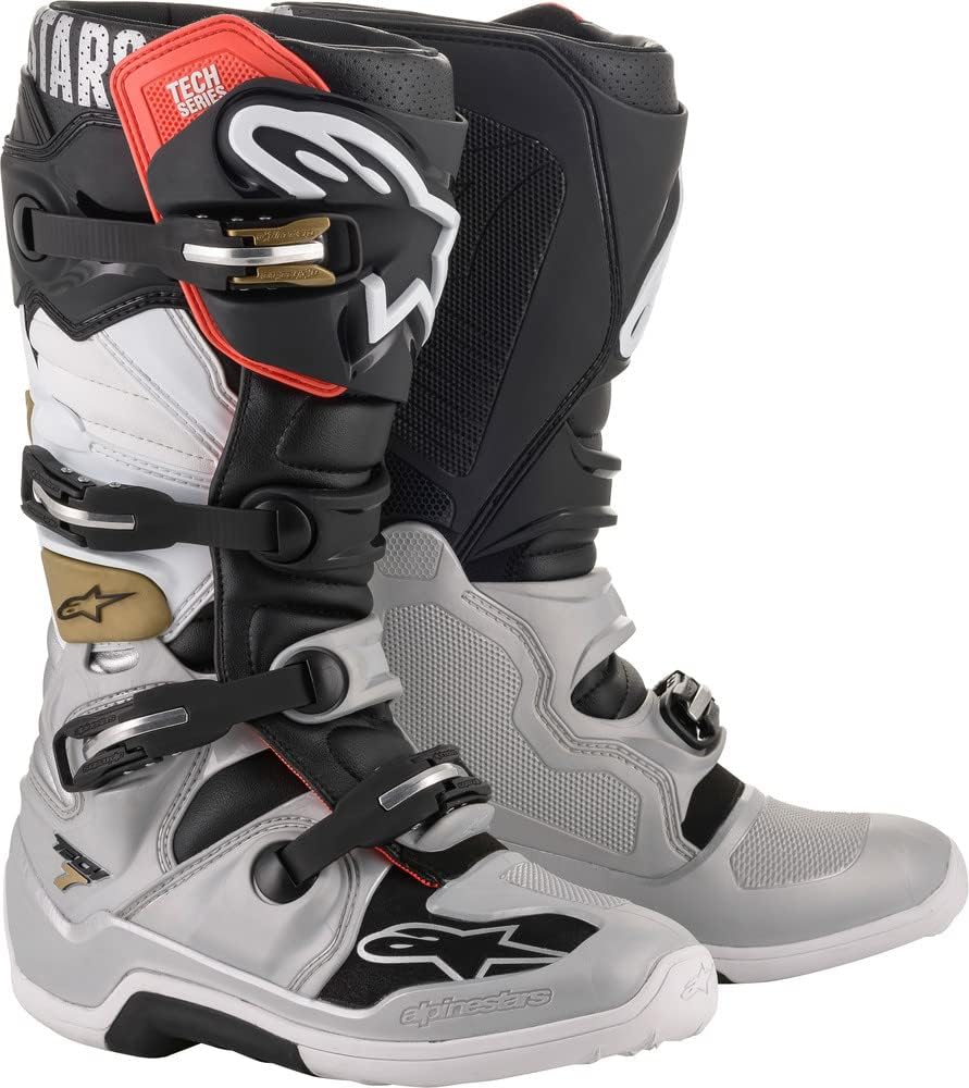 Men's Tech 7 Enduro Drystar Waterproof Motocross Boots, Enhanced Comfort, CE-Certified