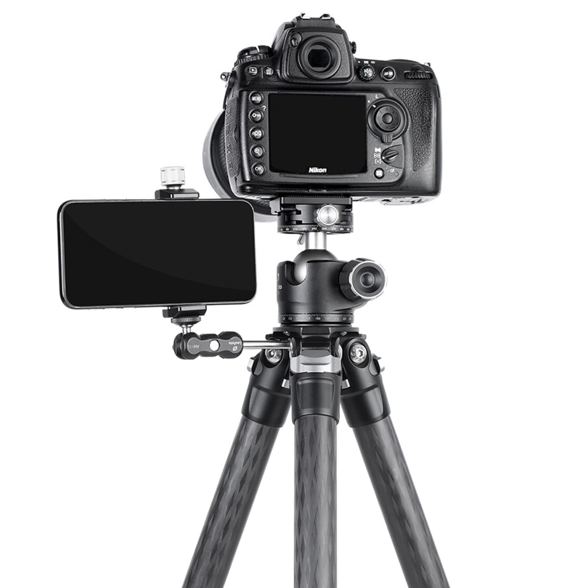 Leofoto Ranger - Statyw węglowy z głowicą kulową - nogi regulowane pod 3 kątami - idealny do fotografii makro - LS-285C+LH-36