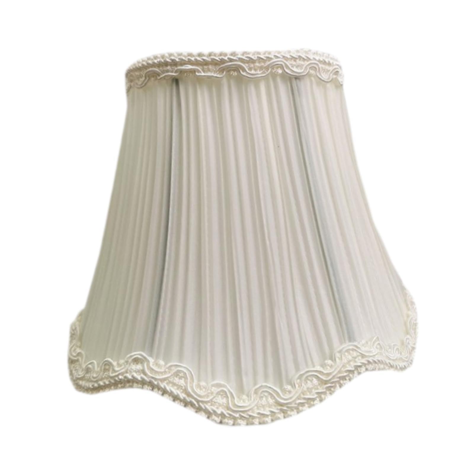 ALCXAZS Artistic Chandelier Lamp Shade Ceiling, Pleated White, 13x12x8cm