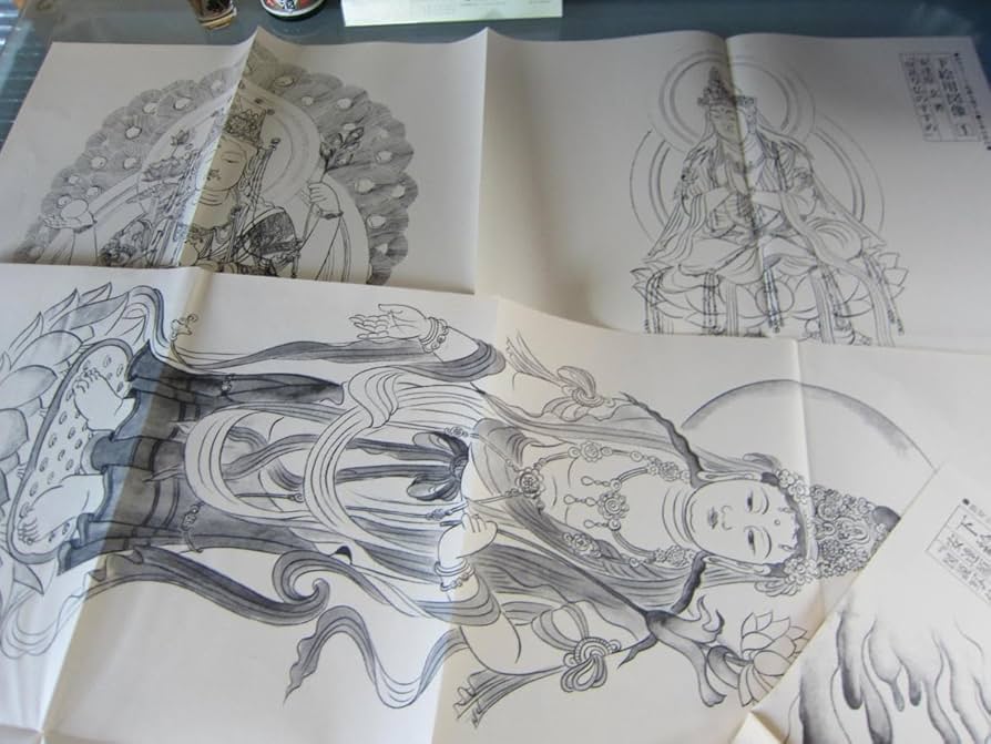 写仏のすすめ & 続.写仏のすすめ 2冊セット 下絵 tattoo 刺青 仏画 写仏のすすめ & 続.写仏のすすめ 2冊セット 下絵 tattoo 刺青