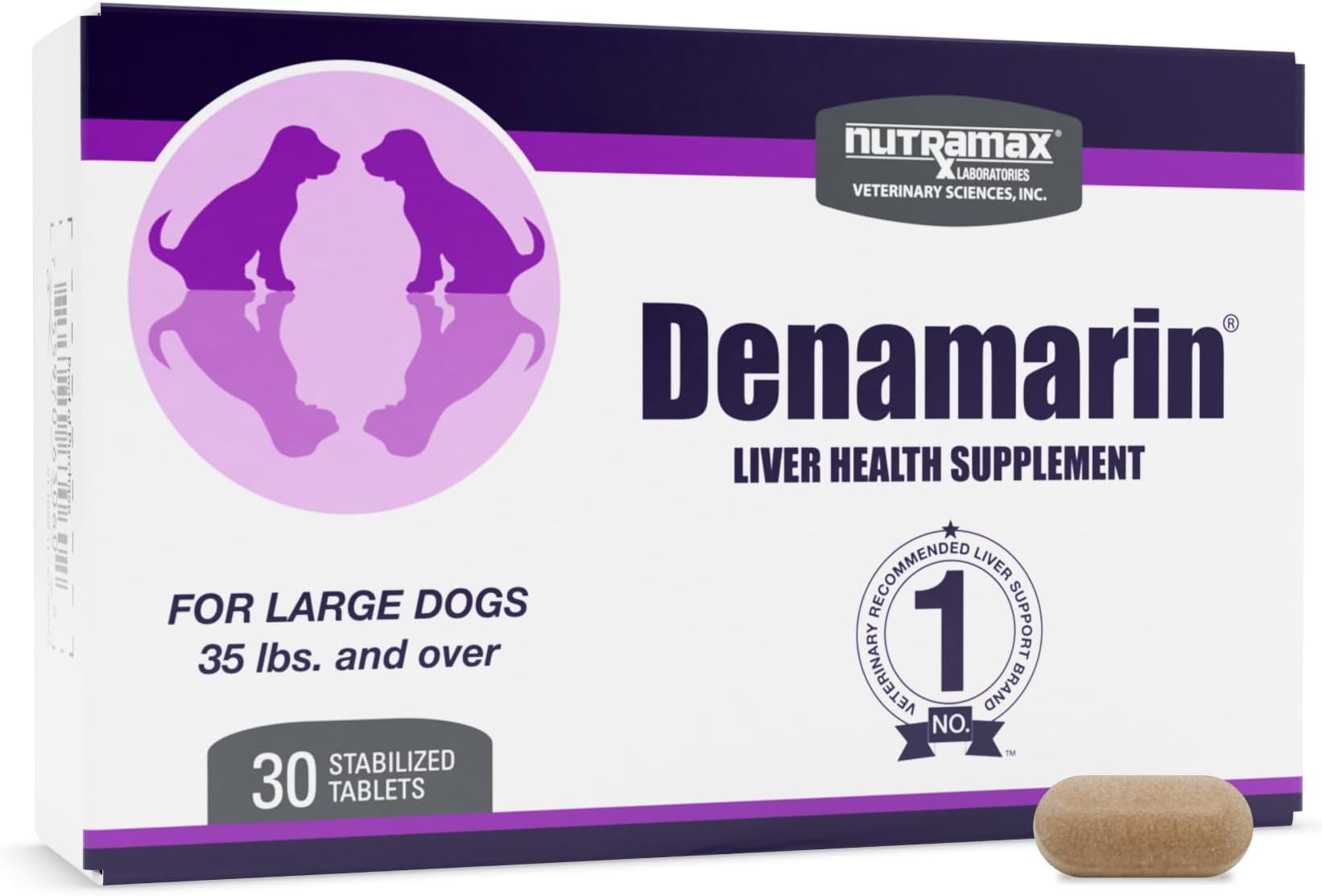 Nutramax Denamarin Tabs for Large Dogs 35 Lbs. and Over - 30 Tablets