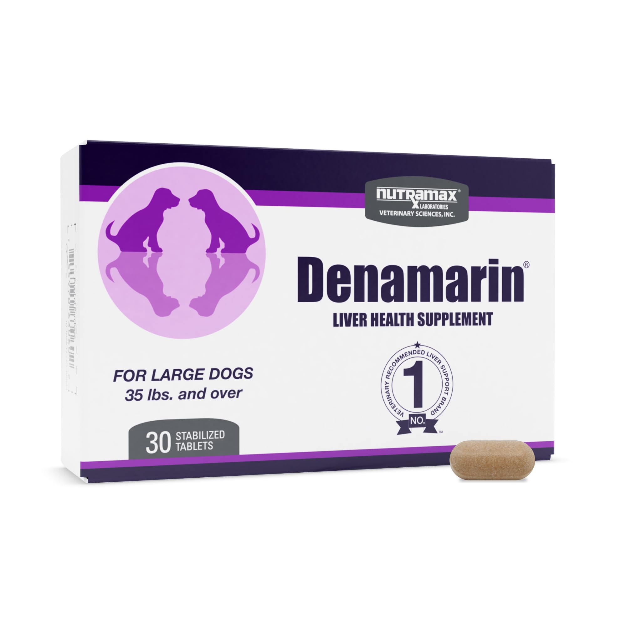 Nutramax Denamarin Tabs for Large Dogs 35 Lbs. and Over - 30 Tablets