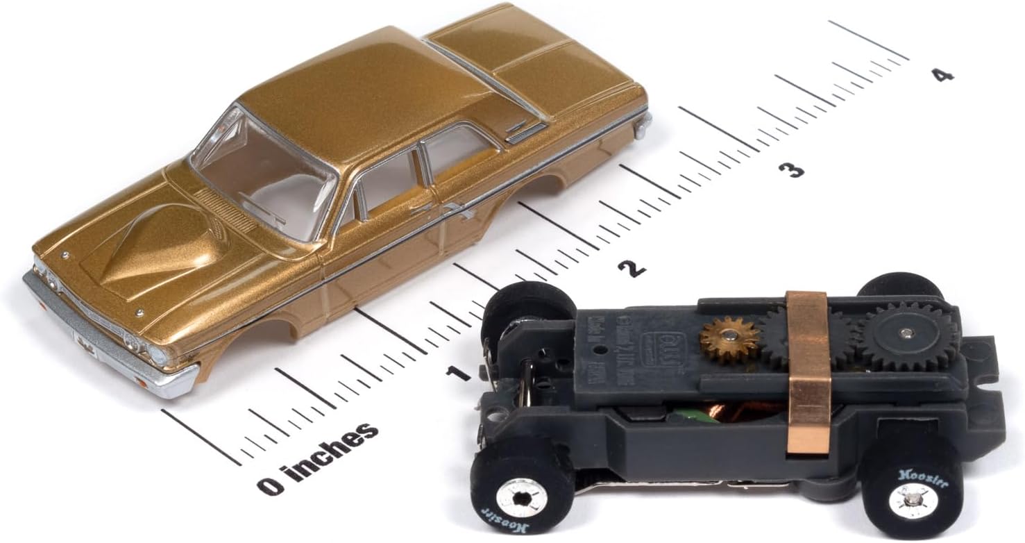 Auto World Thunderjet 1964 Ford Thunderbolt - Prairie Bronze HO Scale Slot Car